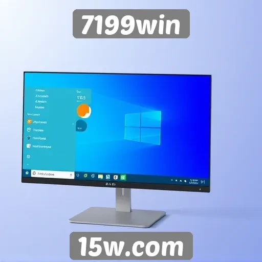 Navegação e interface do 7199win em foco
